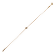 Tiffany & Co Elsa Peretti Diamond By The Yard 0.10 CT Bracelet 18K Rose Gold