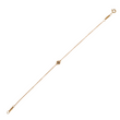 Tiffany & Co Elsa Peretti Diamond By The Yard 0.10 CT Bracelet 18K Rose Gold