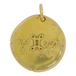 Van Cleef & Aprels Gemini Zodiac Pendant Georges L'Enfant Vintage 1970s 18K Yellow Gold