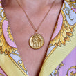 Van Cleef & Aprels Gemini Zodiac Pendant Georges L'Enfant Vintage 1970s 18K Yellow Gold
