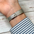 Patek Philippe Golden Ellipse Ladies Ellipse Blue Dial 18K White Gold Mesh Bracelet Manual Winding 23x20mm 1970s