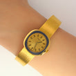 Patek Philippe Vintage Lady's Vintage 24mm Enamel Bezel 18K Yellow Gold Dial Manual Winding 1970s Ref 4124/1