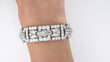 Tiffany & Co Antique Art Deco Diamond Bracelet 22 CT 950 Platinum Old European 7.25 Inch