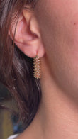 Cartier Clash de Cartier Small Model Hoop Earrings 18K Yellow Gold