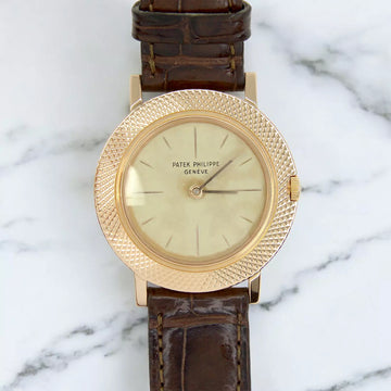Patek Phillipe Vintage Calatrava Art Deco 18K Rose Gold Manual Winding Ref 2594 