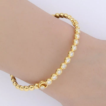 18k Yellow Gold Diamond 1.06ct Elegant Ladies Bracelet size 6.75 16.5 grams 