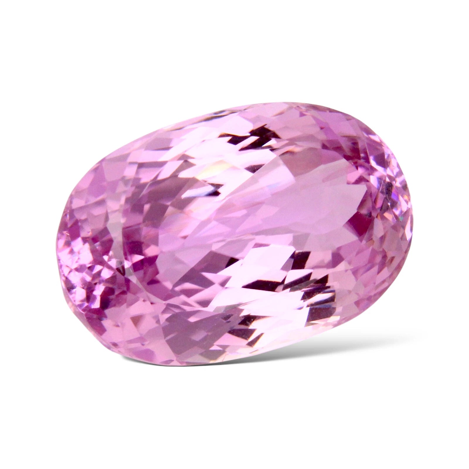 GIA Certified Natural Kunzite 45.73 CT Pink Oval Cut Loose Magnificent Gemstone 